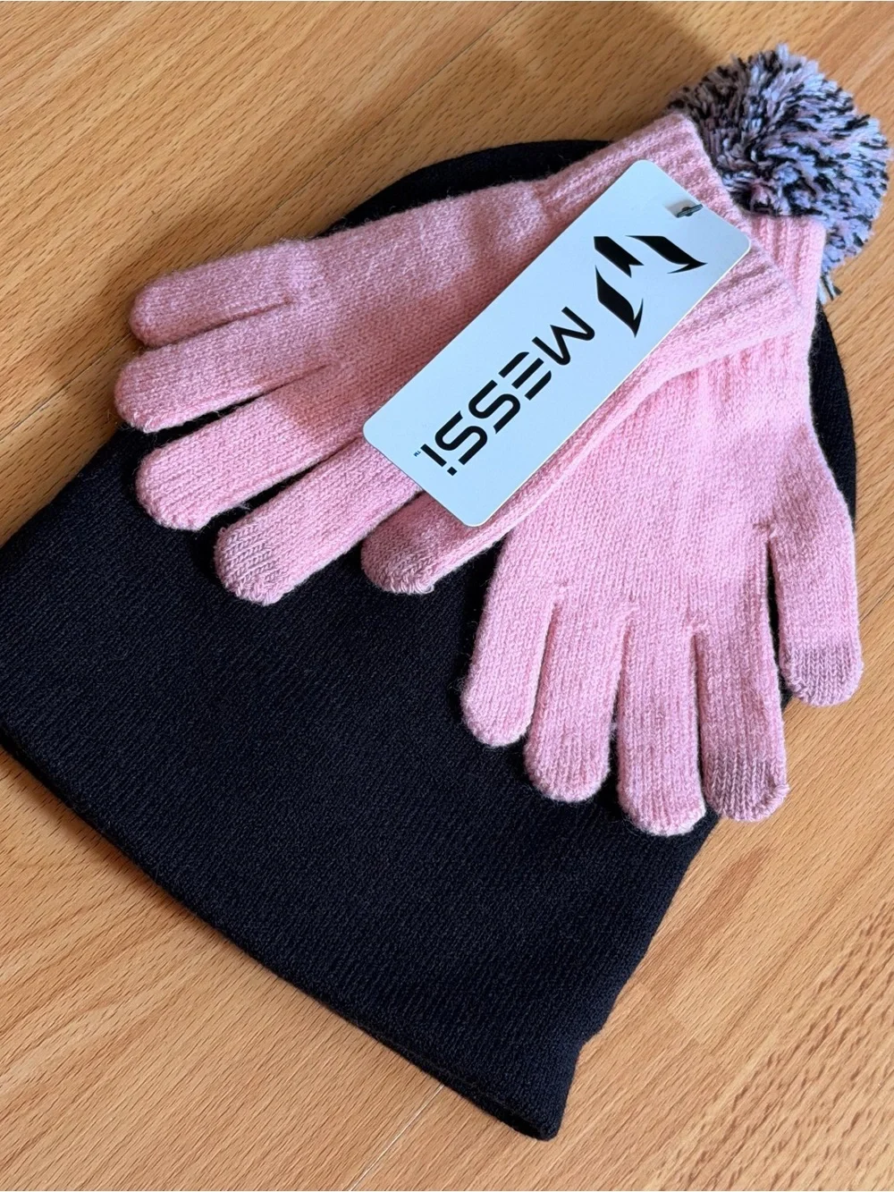 Messi Beanie Hat and Gloves Set.